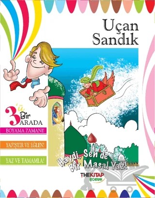 Uçan Sandık (Üçü Bir Arada Etkinlik Kitabı) – Kolektif – The Kitap Çocuk kitap kapağı
