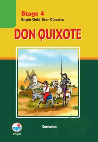 Don Quixote - Stage 4 – Miguel de Cervantes Saavedra – Engin Yayınevi kitap kapağı
