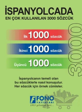 İspanyolcada En Çok Kullanılan 3000 Sözcük – Kolektif – Fono Yayınları kitap kapağı