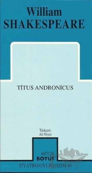 Titus Andronicus – William Shakespeare – Mitos Boyut Yayınları kitap kapağı