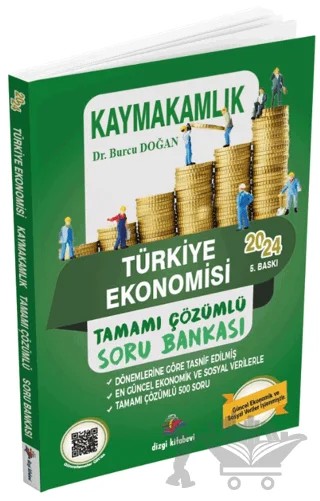 Türkiye Ekonomisi Çözümlü Soru Bankası – Burcu Doğan – Dizgi Kitap kitap kapağı