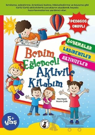 Benim Eğlenceli Aktivite Kitabım – Nesrin Çelik – Misket Kitap kitap kapağı