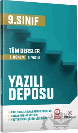 9. Sınıf Tüm Dersler Yazılı Deposu 1. Dönem 2. Yazılı – Kolektif – Alan Yayınları kitap kapağı
