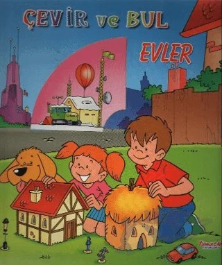 Çevir ve Bul - Evler – Kolektif – Yumurcak Yayınları kitap kapağı