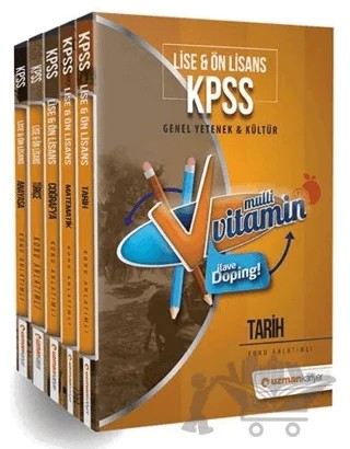 2018 KPSS Ortaöğretim Ön Lisans Genel Yetenek - Genel Kültür Multi Vitamin Modüler Set – Kolektif – Uzman Kariyer Yayınları kitap kapağı