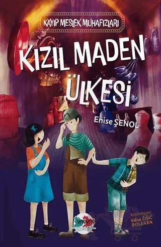 Kızıl Maden Ülkesi – Enise Şenol – Vak Vak Yayınları kitap kapağı