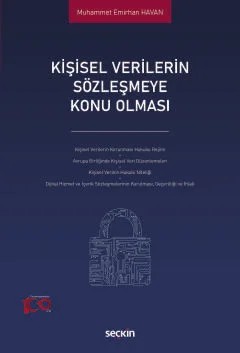 Kişisel Verilerin Sözleşmeye Konu Olması – Muhammet Emirhan Havan – Seçkin Yayıncılık kitap kapağı