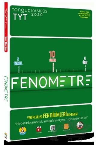 2020 TYT Fenometre Yeni Nesil 20 Fen Bilimleri Denemesi – Kolektif – Tonguç Akademi kitap kapağı