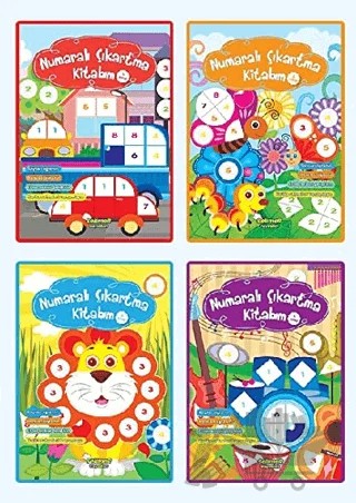Numaraları Çıkartma Kitabım (4 Kitap Takım) – Kolektif – Selimer Yayınları kitap kapağı
