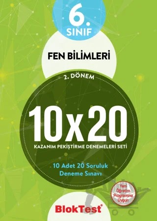6. Sınıf 2. Dönem Fen Bilimleri Kazanım Pekiştirme Denemeleri Seti – Kolektif – Tudem Yayınları - Bayilik kitap kapağı