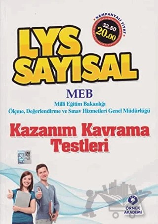 LYS Sayısal Kazanım Kavrama Testleri – Kolektif – Örnek Akademi kitap kapağı