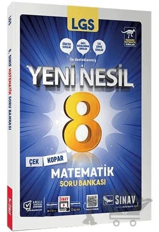 8. Sınıf LGS Yeni Nesil Matematik Soru Bankası – Kolektif – Sınav Yayınları kitap kapağı