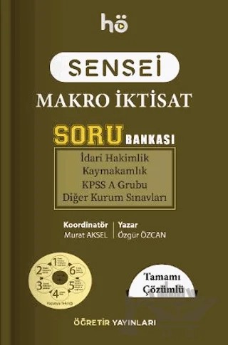 Makro İktisat Soru Bankası – Özgür Özcan – Öğretir Yayınları kitap kapağı