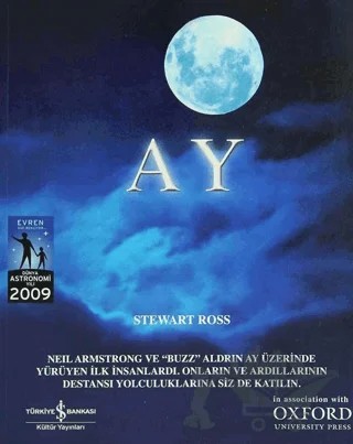 Ay – Stewart Ross – İş Bankası Kültür Yayınları kitap kapağı