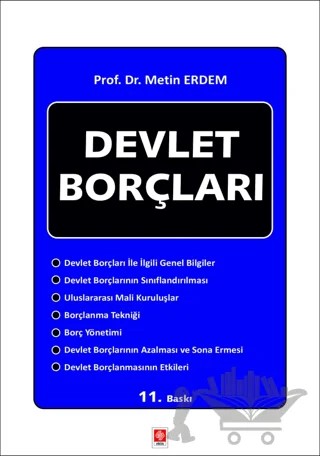 Devlet Borçları – Metin Erdem – Ekin Basım Yayın kitap kapağı