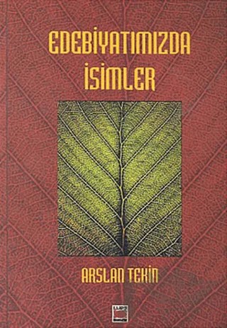 Edebiyatımızda İsimler – Arslan Tekin – Elips Kitap kitap kapağı