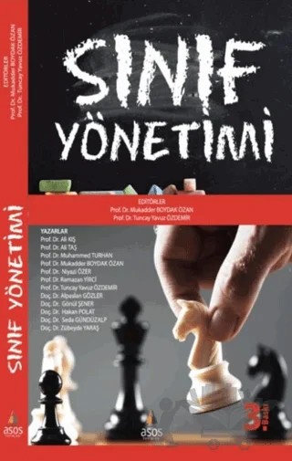Sınıf Yönetimi – Mukadder Boydak Özan, Tuncay Yavuz Özdemir – Asos Yayınları kitap kapağı
