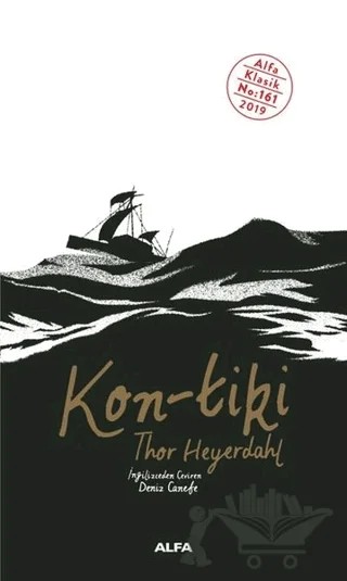 Kon - Tiki – Thor Heyerdahl – Alfa Yayınları kitap kapağı