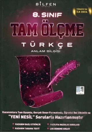 8. Sınıf Türkçe Tam Ölçme Yeni – Kolektif – Bilfen Yayıncılık kitap kapağı