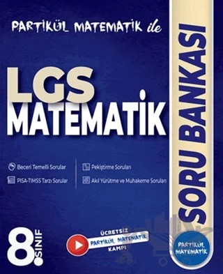8. Sınıf Partikül Matematik Soru Bankası – Kolektif – Partikül Yayınları kitap kapağı