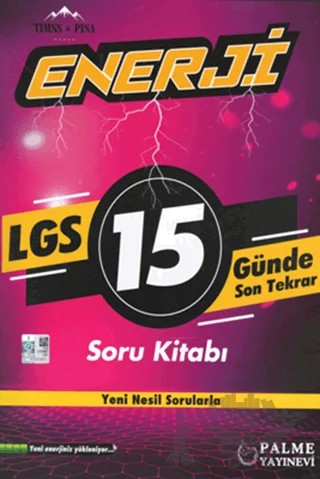 Palme 8. Sınıf Enerji LGS 15 Günde Son Tekrar Soru Kitabı – Kolektif – Palme Yayınları kitap kapağı