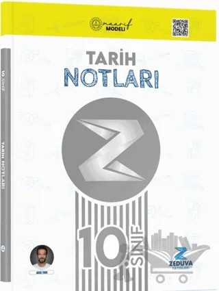 10. Sınıf Maarif Modeli Tarih Notları – Soner Ardıç – Zeduva Yayınları kitap kapağı