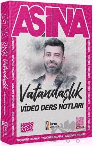 2024 Aşina KPSS Vatandaşlık Video Ders Notu – Kolektif – İSEM Yayıncılık kitap kapağı