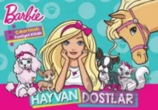 Barbie Hayvan Dostlar - Çıkartmalı Boyama Kitabı – Kolektif – Doğan Egmont Yayıncılık kitap kapağı