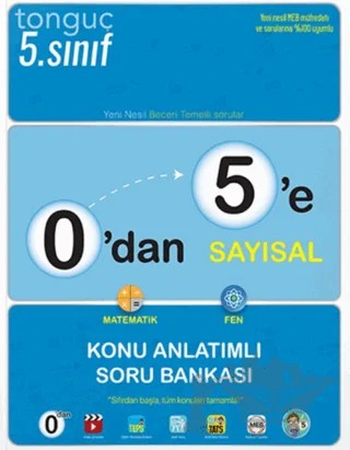 0'dan 5'e Sayısal Konu Anlatımlı Soru Bankası – Kolektif – Tonguç Akademi kitap kapağı