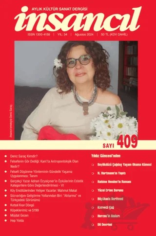 İnsancıl Aylık Kültür Sanat Dergisi Sayı: 409 Ağustos 2024 – İnsancıl Dergisi Yayınları kitap kapağı