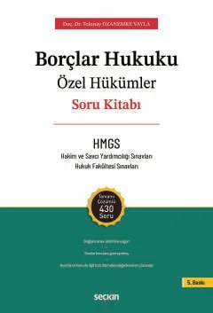 THEMIS – Borçlar Hukuku Özel Hükümler – Soru Kitabı – Tolunay Ozanemre Yayla – Seçkin Yayıncılık kitap kapağı
