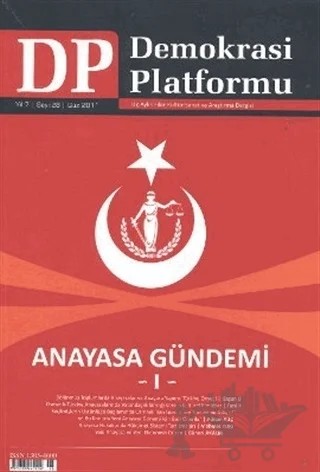 Anayasa Gündemi 1 - Demokrasi Platformu Sayı: 28 – Orion Kitabevi kitap kapağı