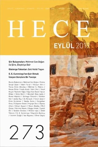 Hece Aylık Edebiyat Dergisi Sayı: 273 Eylül 2019 – Hece Dergisi kitap kapağı