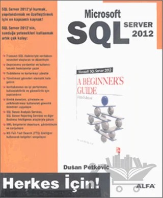 Microsoft SQL Server 2012 – Dusan Petkovic – Alfa Yayınları kitap kapağı