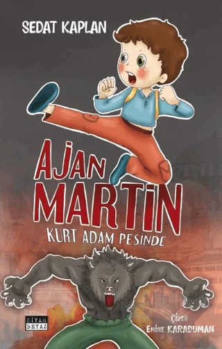Ajan Martin – Sedat Kaplan – Siyah Beyaz Yayınları kitap kapağı