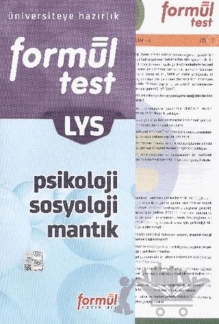 LYS Formül Test Psikoloji-Sosyoloji-Mantık – Kolektif – Formül Yayınları kitap kapağı