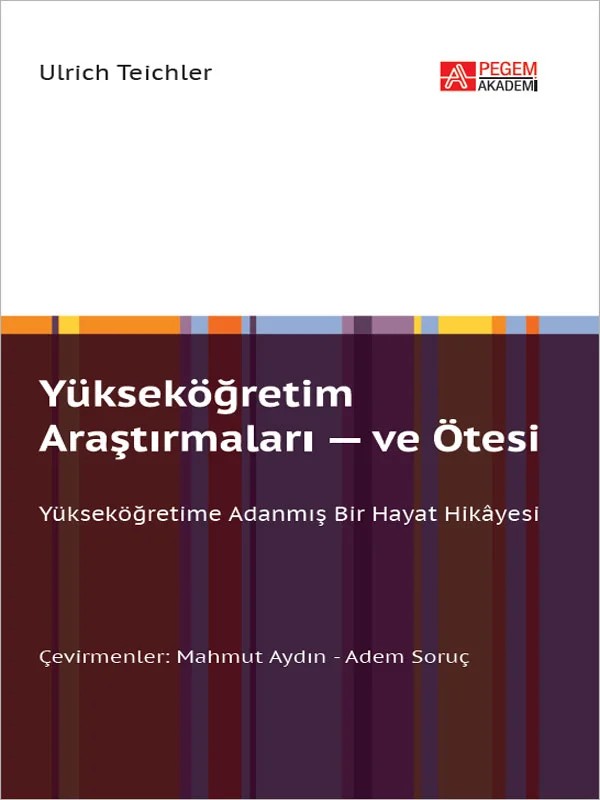 Yükseköğretim Araştırmaları ve Ötesi – Pegem Akademi Yayıncılık kitap kapağı