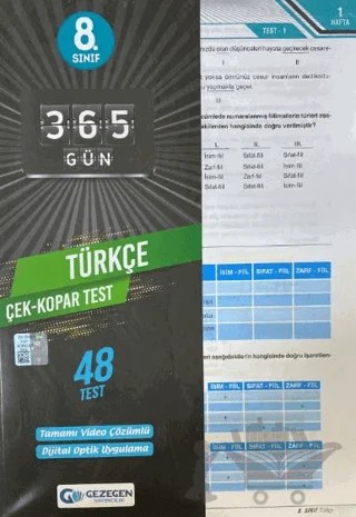 8.Sınıf Türkçe 48 Yaprak Test – Kolektif – Gezegen Yayıncılık kitap kapağı