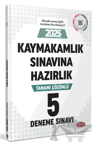 Kaymakamlık Sınavına Hazırlık Tamamı Çözümlü 5 Deneme Sınavı – Kolektif – Data Yayınları kitap kapağı