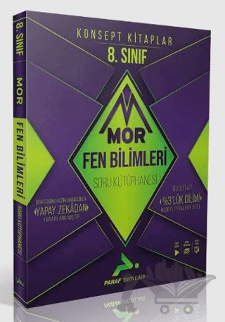 8. Sınıf LGS Mor Fen Bilimleri Soru Kütüphanesi – Kolektif – Paraf Yayınları kitap kapağı