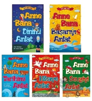 Anne-Çocuk Boyama ve Okuma Etkinliği Seti (5 Kitap Takım) – Seyit Ahmet Uzun – Çıra Çocuk Yayınları kitap kapağı
