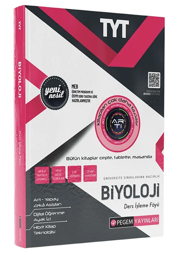 TYT Biyoloji Ders İşleme Föyü – Değerli Öğrenciler – Pegem Akademi Yayıncılık kitap kapağı