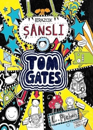 Tom Gates - Birazcık Şanslı – Liz Pichon – Tudem Yayınları kitap kapağı