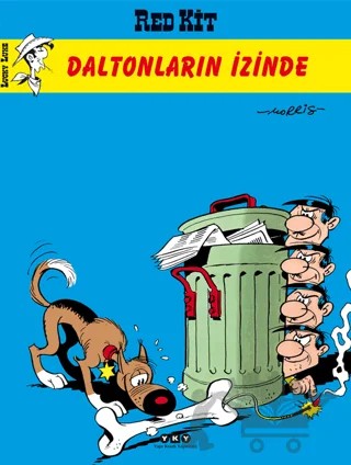 Red Kit - Daltonların İzinde – Rene Goscinny – Yapı Kredi Yayınları kitap kapağı