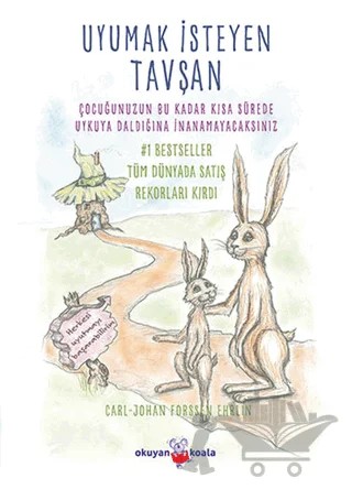 Uyumak İsteyen Tavşan – Carl-Johan Forssen Ehrlin – Okuyan Koala kitap kapağı