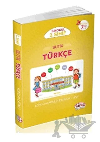 2. Sınıf Butik Türkçe – Cüneyt Akçakaya, Veysel Aygün – Editör Yayınevi kitap kapağı