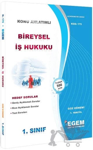 1. Sınıf 1. Yarıyıl Bireysel İş Hukuku Konu Anlatımlı Soru Bankası - Kod 175 – Kolektif – Egem Eğitim Yayınları kitap kapağı
