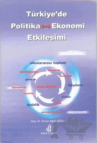 Türkiye’de Politika - Ekonomi Etkileşimi – Enver Alper Güvel – Adana Nobel Kitabevi kitap kapağı