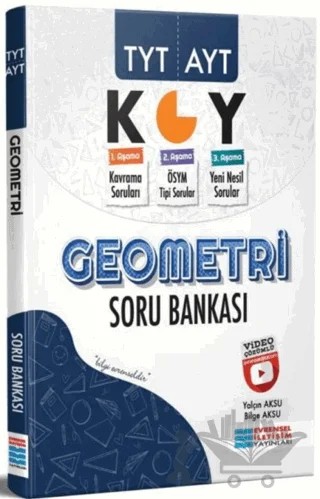 TYT AYT Geometri Video Çözümlü Soru Bankası – Kolektif – Evrensel İletişim Yayınları kitap kapağı