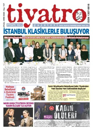 Tiyatro Gazetesi Sayı: 137 Eylül - Ekim 2022 – Tiyatro Gazetesi kitap kapağı